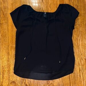 Elegant Black Women's Top